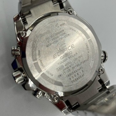 美品 Casio Edifice EQB 600D 2016 Casio Edifice Time Travrller Eqb-600d-1a2jf 3d Globe