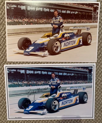 Bobby Unser PHOTO-GRAPHICS SPORTSTARS production Proof photo & print Indycar - Image 1 of 4