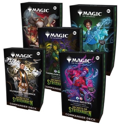 Secrets of Strixhaven Commander Deck Set of 5 Sealed Ships Now! MTG | eBay