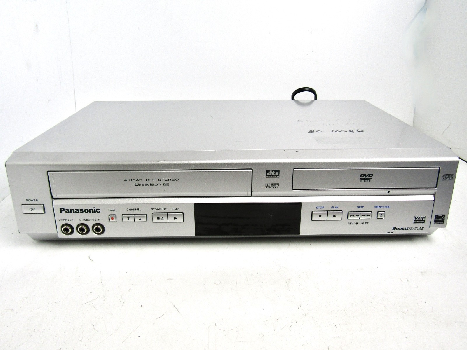 Panasonic PV-D4744S DVD VCR Combo 4-Head Hi-Fi Recorder TEST