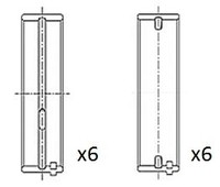 Kurbelwellenlagerschale FÜR Vw, Audi, Volvo - FAI AutoParts BM1060-STD