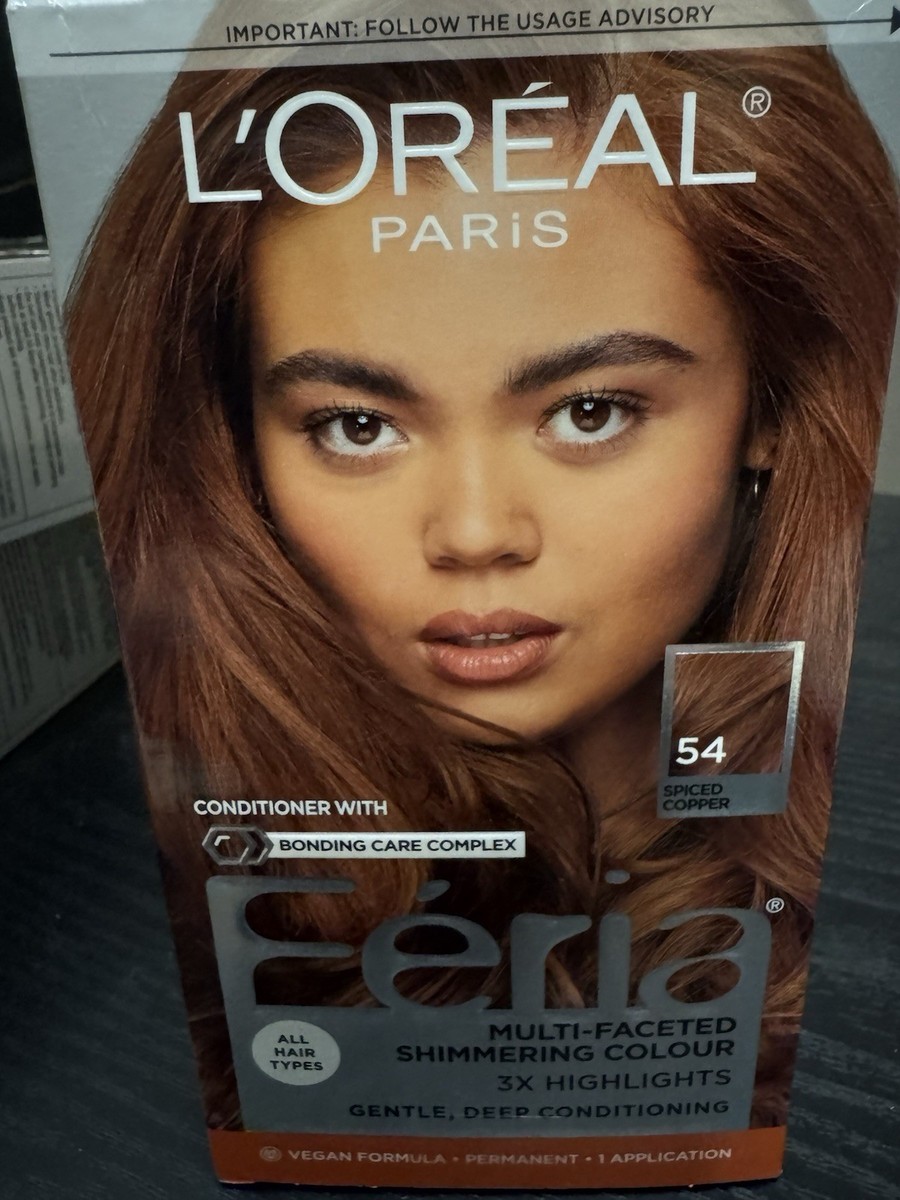 L'Oreal Feria Multi-Faceted Shimmering Permanent Hair Color - #54