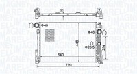 Magneti Marelli KüHler, MotorküHlung 350213163300 FüR MERCEDES-BENZ