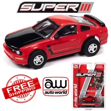 Auto World Super III 2005 Ford Mustang GT Version A - Red - 1/64 HO - SC383