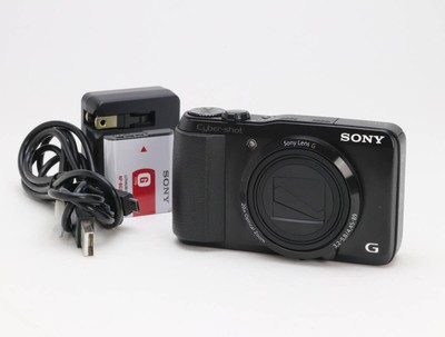 Sony Cyber-shot DSC-HX30V Black 20x Zoom Digital Camera Japanese USED