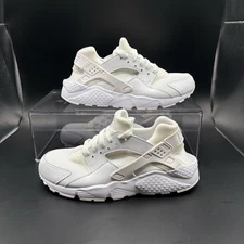 Nike Air Huarache Run (654275-110) "White/Pure Platinum" Grade School Sneakers