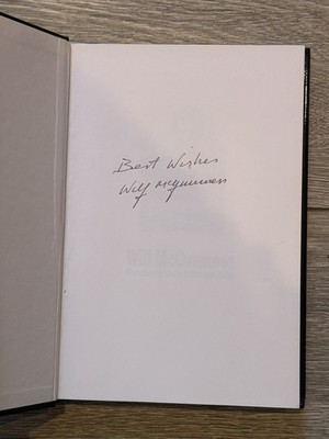 Wilf McGuinness signed book Manchester United Man and Babe