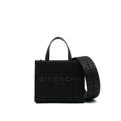 Givenchy Black Cotton Tote Bag 100% Authentic
