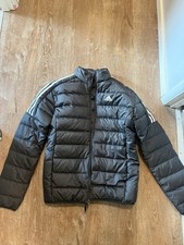 adidas ESS Down Lightweight Puffer Jacket Black Full Zip. Vintage y2k