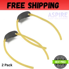 2 Pack Slingshot Replacement Band,Heavy Duty Wrist Rocket Elastic Rubber Bands