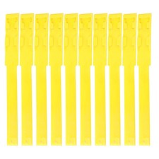   Yellow 10pcs Identification ID Collars Bands Cow Cattle Marking Ring SupplY