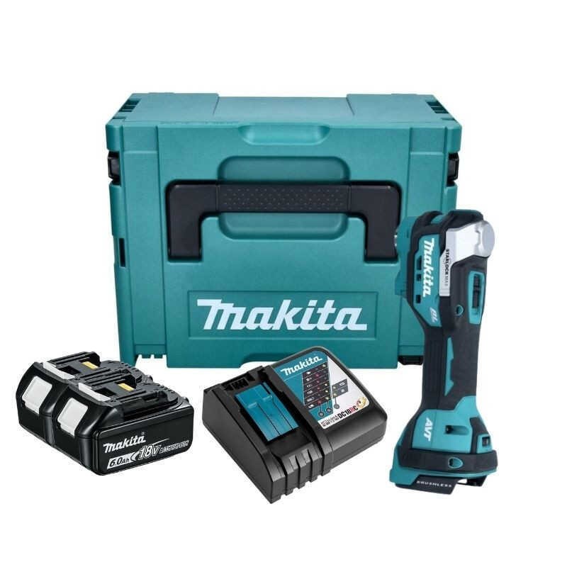 Outil multifonctions 18V MAKITA DTM52RGJ pour couper et poncer dans les angles d'accès difficiles