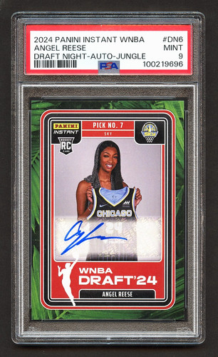 2024-25 Panini Instant WNBA - Draft Night Angel Reese #DN-6 Jungle /25 (RC)