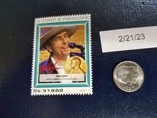 Product Image: Bob Dylan American singer-songwriter 2017 S. Tome E Principe Stamp