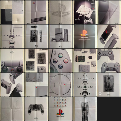 Playstation 5 Pro 30th anniversary edition, 22 Posters! ULTRA RARE