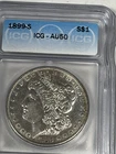 1889-S Morgan Dollar : ICG AU50