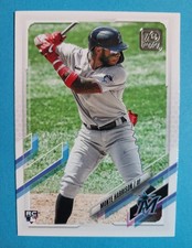 2021 Topps Series 1 Monte Harrison RC #126 Miami Marlins 