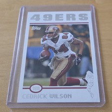 2004 Topps Collection #192 Cedrick Wilson San Francisco 49ers