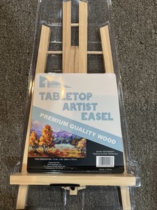 TABLETOP ARTIST EASEL Wood 15.3”x 9” NEW & Sealed