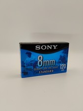 Sony 8mm Standard Video Cassette Tape 120 Min New Sealed MP