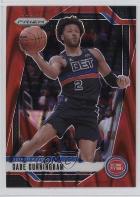 2024-25 Panini Prizm Red Seismic Prizm 71/299 Cade Cunningham #41 0hr