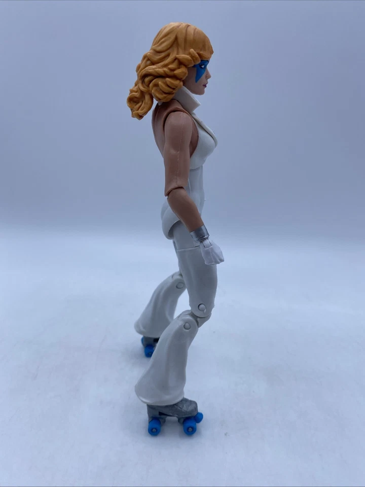 Figura de acción Marvel Legends Dazzler X-Men Warlock BAF Hasbro 6" Marvel-LEER Foto 4 de 4