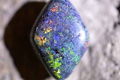 11ct 20x15x6 Multicolor Broadflash Mooka Mixed Hard Matrix Opal Australia Gem