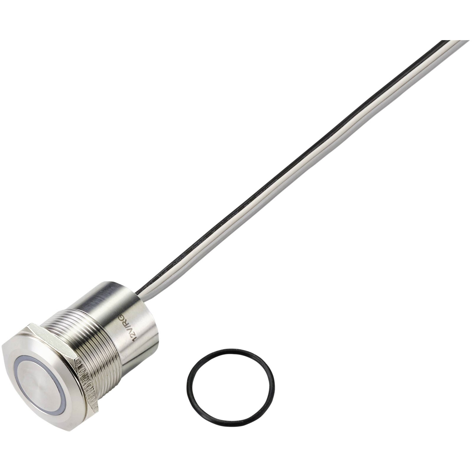 TruComponents Pushbutton ,Panel Mount,Off/On,NO/NC,Solder,IP65