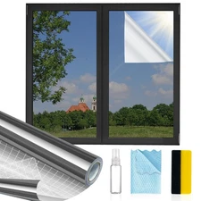 One-Way Window Privacy Film Reflective Mirror Film Static Cling UV Sun Blocking