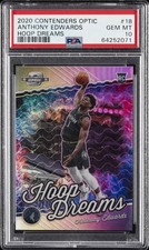 2020 CONTENDERS OPTIC HOOP DREAMS #18 ANTHONY EDWARDS PSA 10