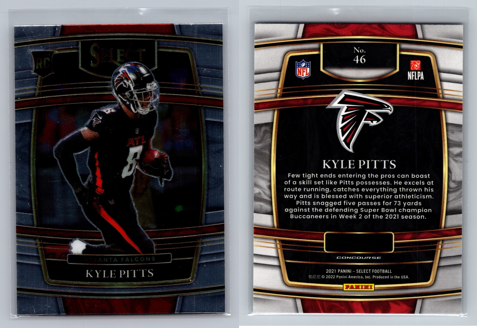 2021 Panini Select #46 Kyle Pitts