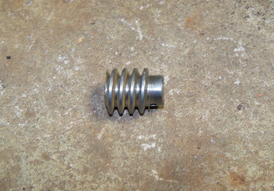 Rockwell Delta Model 12 10 9 Table Saw Tilt Elevation Shaft Worm Gear, 3/8'' Bore
