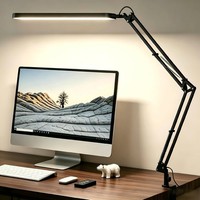 Desk Lamp LED Desk Light 5 Color Modes X 11 Brightness Levels Adjustable Swing