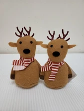 Set Of 2 Small Plush Reindeer Christmas Decor Target - Bullseye Playground