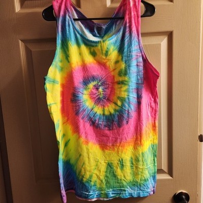 Tie-dye tank top, size x-large, new