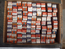 Vtg Lot NOS Mixed Brands Radio / TV Tubes , Assorted in Original Boxes, 11