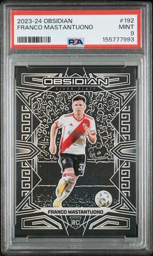 Franco Mastantuono #192 2023 Panini Obsidian card