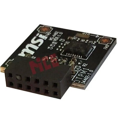 1PC NEW MSI MS-4462 TPM Module (12 Pin 12-1) SPI TPM 2.0 9672 Trusted Platform