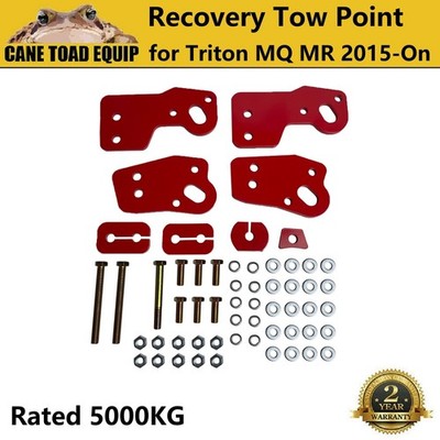 Recovery Tow Point Kit for Mitsubishi Triton MQ MR 2015-On Heavy Duty 5000kgs Re