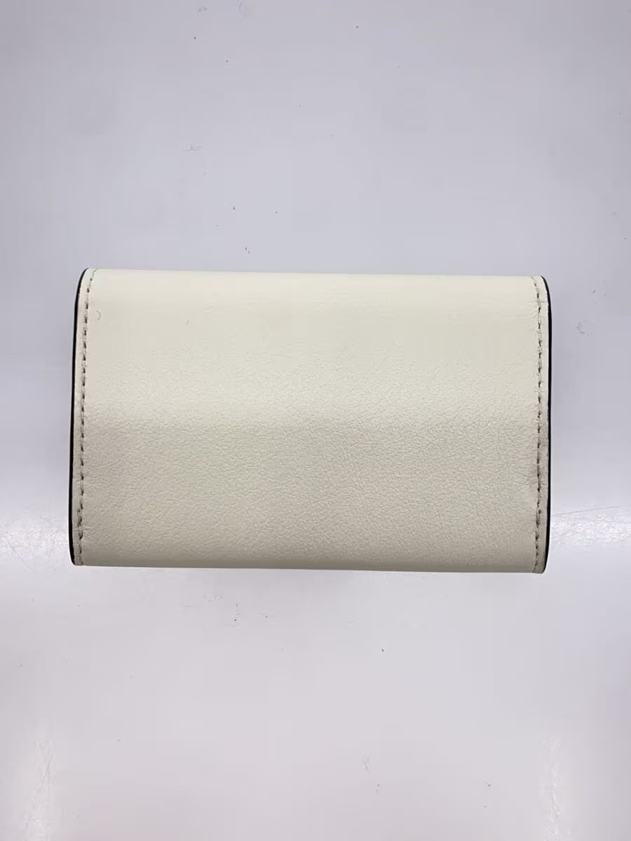 PRADA Card Case Leather WHT White Women's thumbnail 2