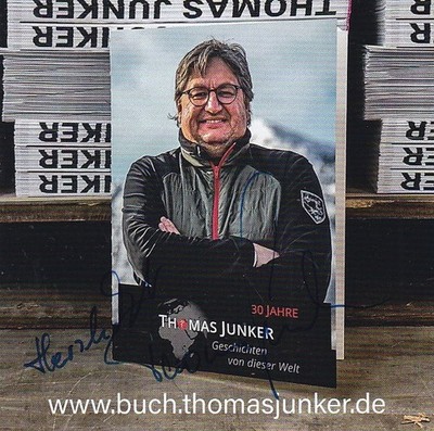 Thomas JUNKER - dt. Schriftsteller, Original-Autogramm!