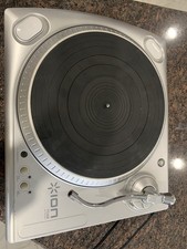 Ion ITTUSB10 USB Turntable Tested  Working NO Dust Cover or needle cartridge