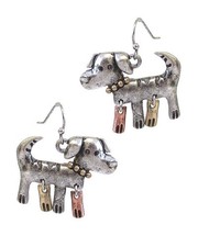Quality Dangle Paws Puppy Dog Earrings Women's Complementary