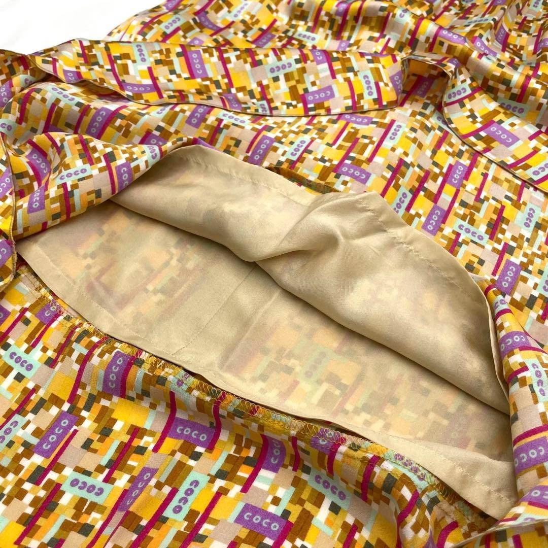 CHANEL Logo COCO MARK All-over pattern Skirt Wome… - image 5