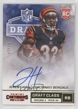 2014 Panini Contenders Draft Class RPS Gold 7/14 Jeremy Hill #RDA-JH Auto z5i