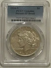 1934 S Peace Silver Dollar PCGS XF Details Tough Date Peace