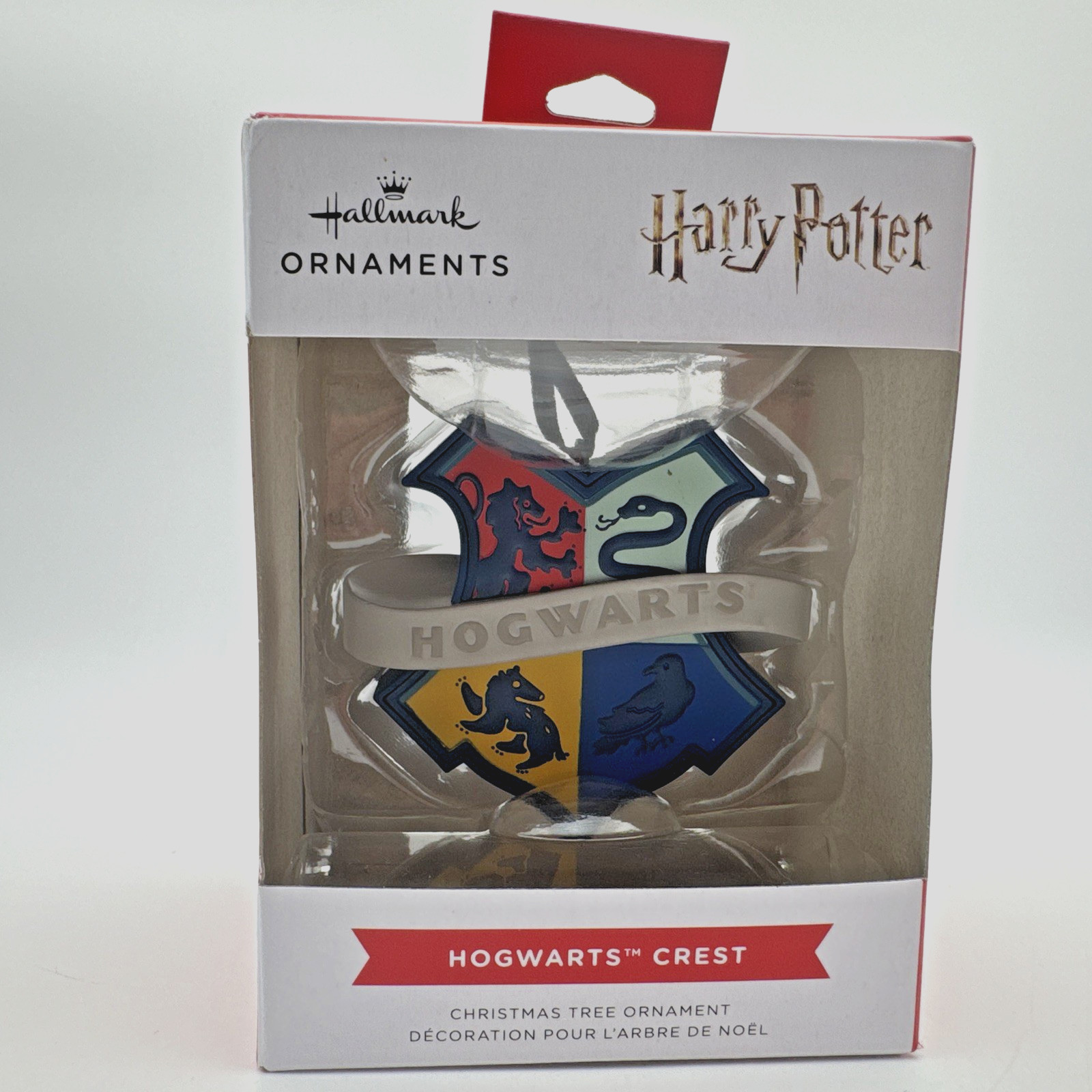 Hallmark Harry Potter™ Hogwarts Crest Christmas Tree Ornament • Brand New