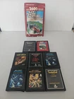 Lot Of 8 Atari Games - Untested As Is Final Sale Bulk Vintage Video Games