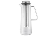 Weis Glaskaraffe 1L Mit Edelstahlfilter