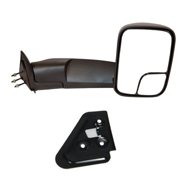 For Ram Pickup Truck Tow Mirror Manual Folding Black Support Bracket Right Side
